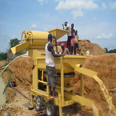 Small Gold Washing Machine in Ghana
