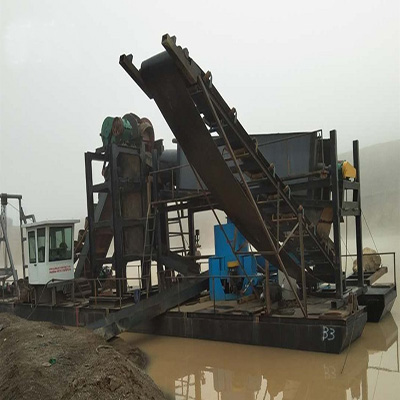 Gold Mining Dredger in Indonesia